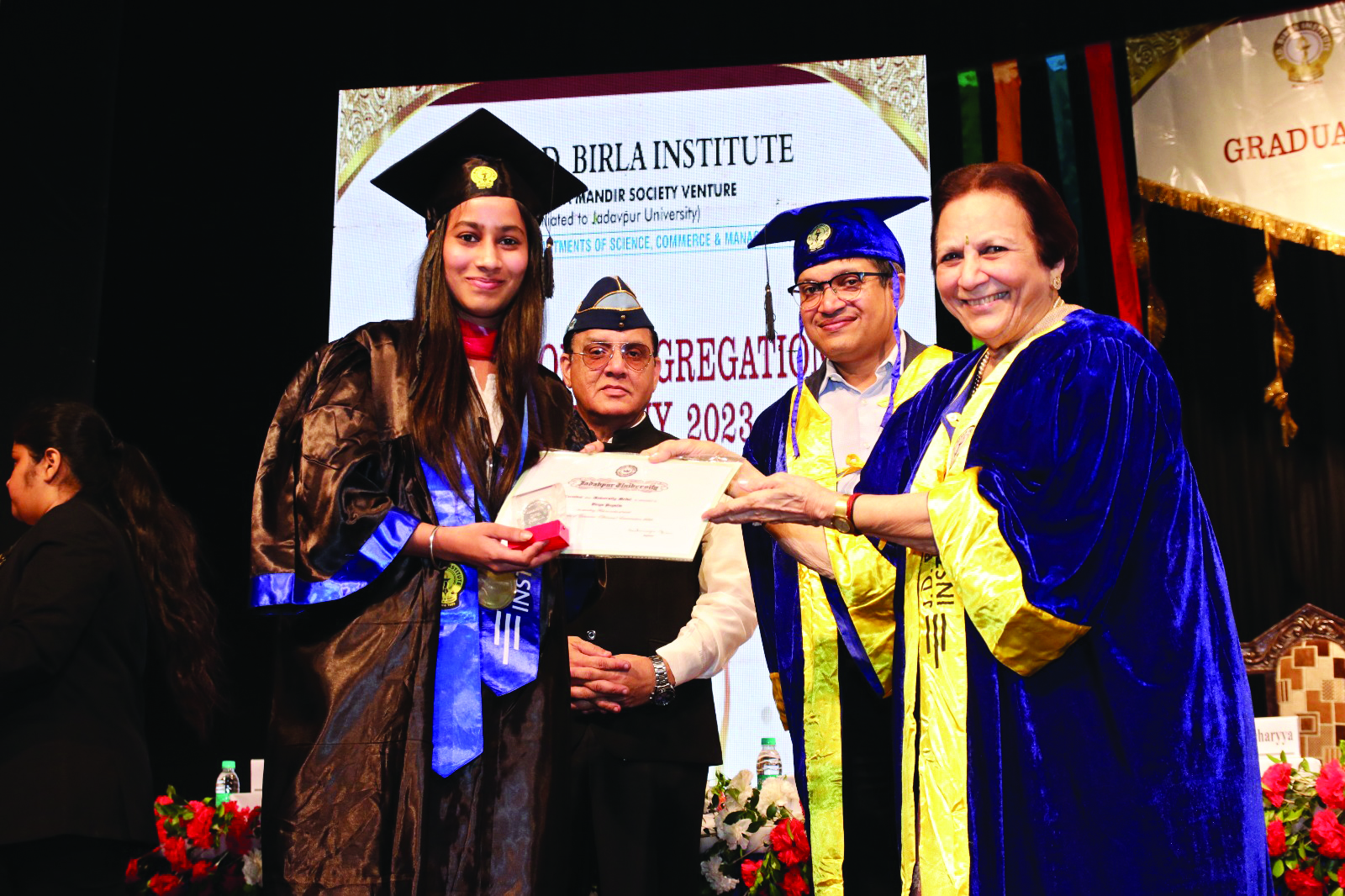 JD Birla Institute celebrates 8th Graduation Congregational ceremony