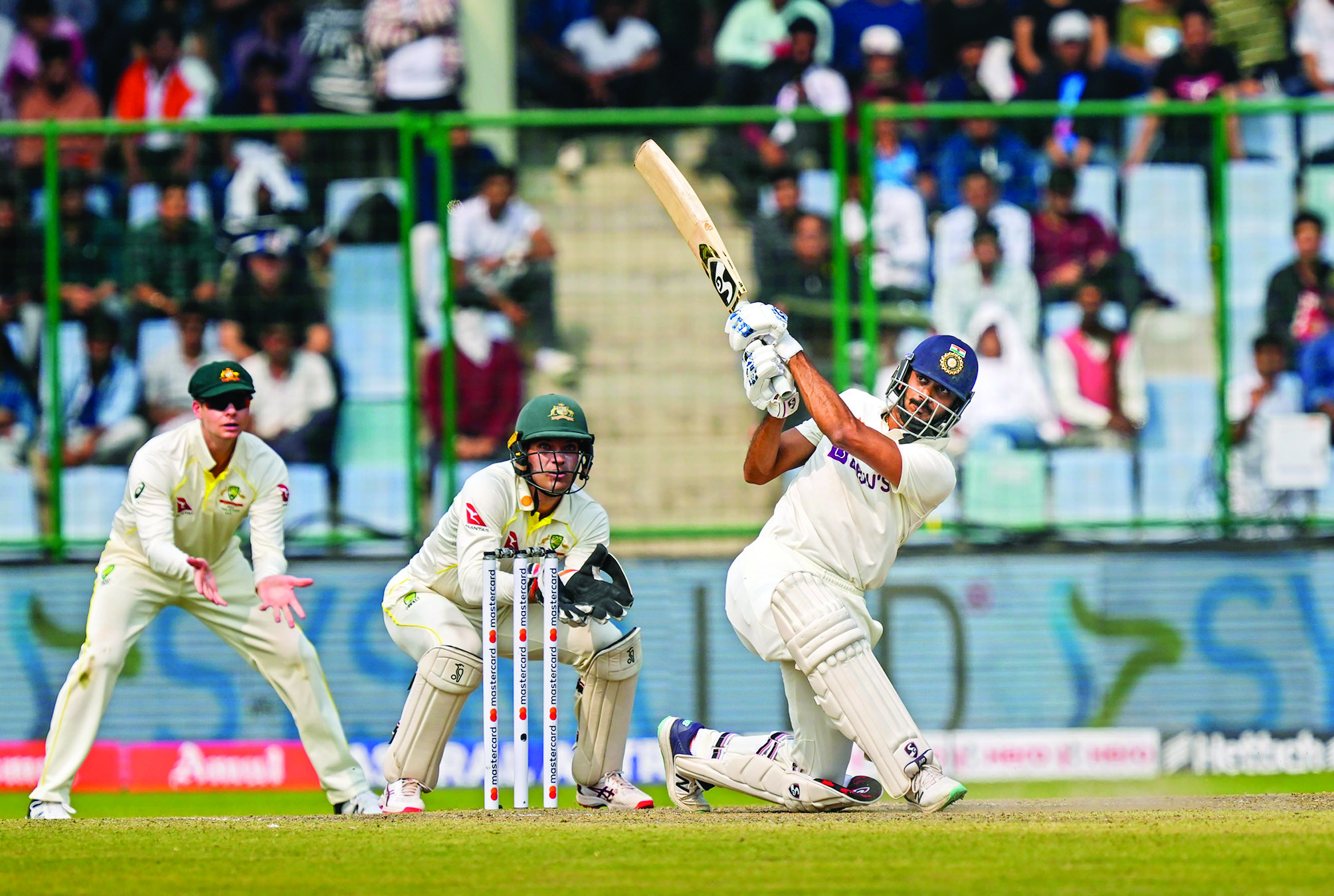 Axar, Ashwin lead India fightback with 114-run partnership on Day 2