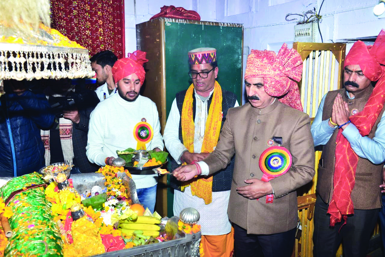 Sukhu inaugurates world famous Int’l Shivratri Mahotsav at Mandi Sukhu inaugurates world famous Int’l Shivratri Mahotsav at Mandi