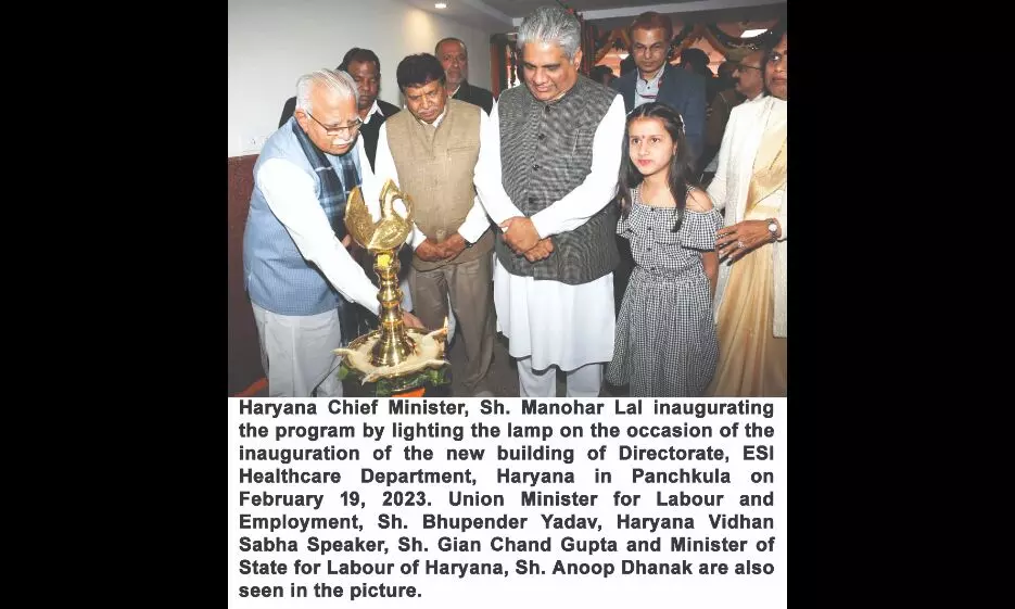 ESI Healthcare building inaugurated at Panchkula