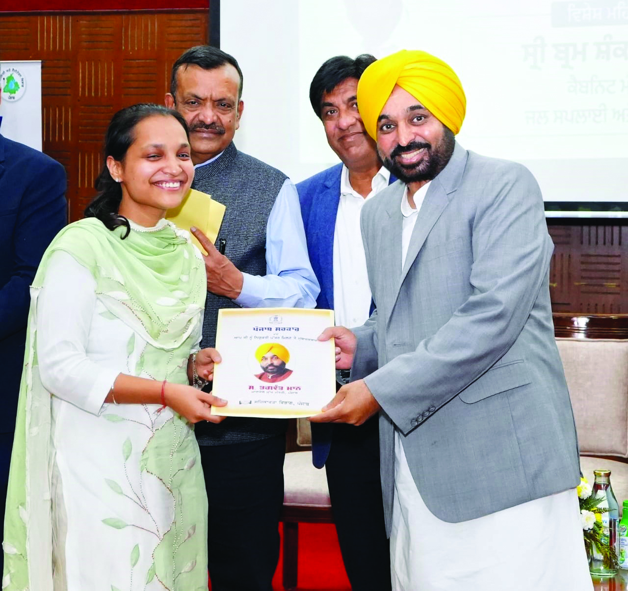 Mann hands over job letters to youths
