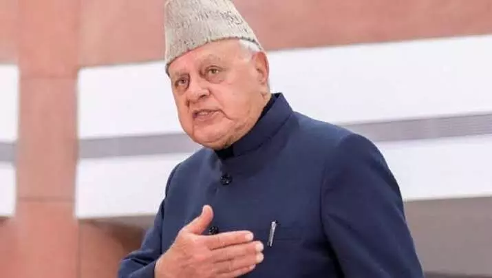 Farooq Abdullah visits landslide affected families in J&Ks Ganderbal