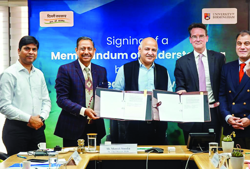 Delhi govt inks MoU with University of Birmingham for curriculum dev Delhi govt inks MoU with University of Birmingham for curriculum dev
