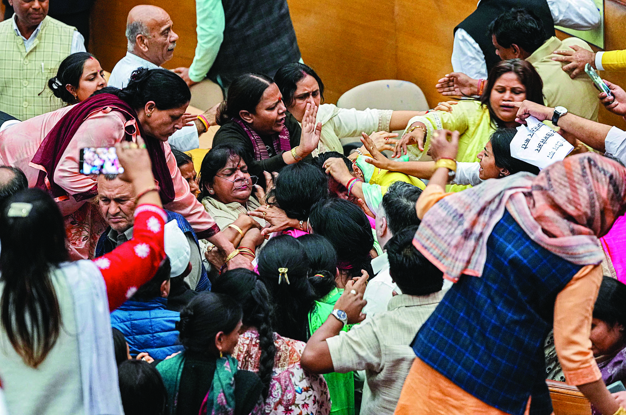 Friday fiasco: Punches fly inside MCD House