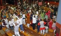 AAP, BJP register police complaint over MCD House ruckus AAP, BJP register police complaint over MCD House ruckus