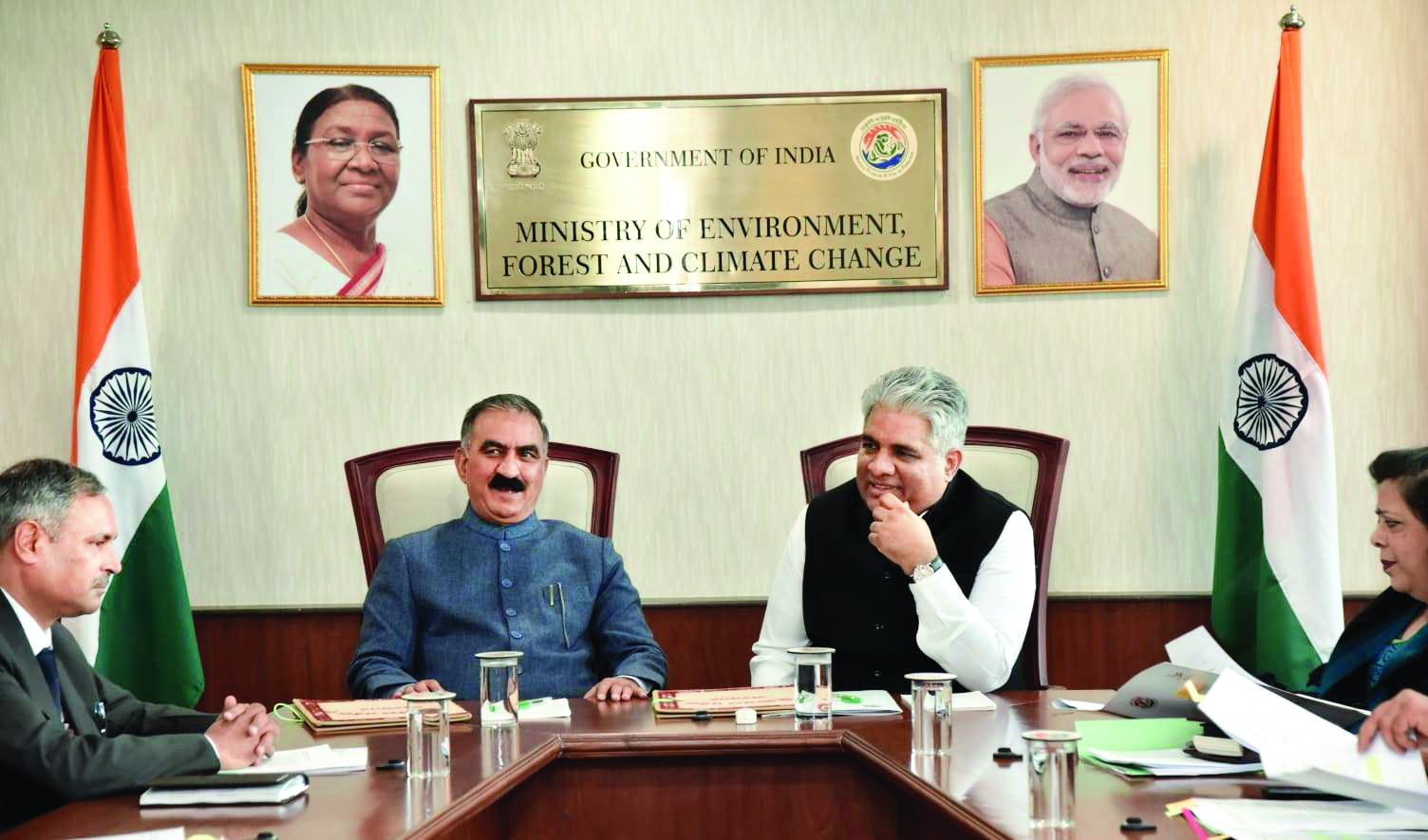 CM Sukhu seeks early forest clearances for infra projects