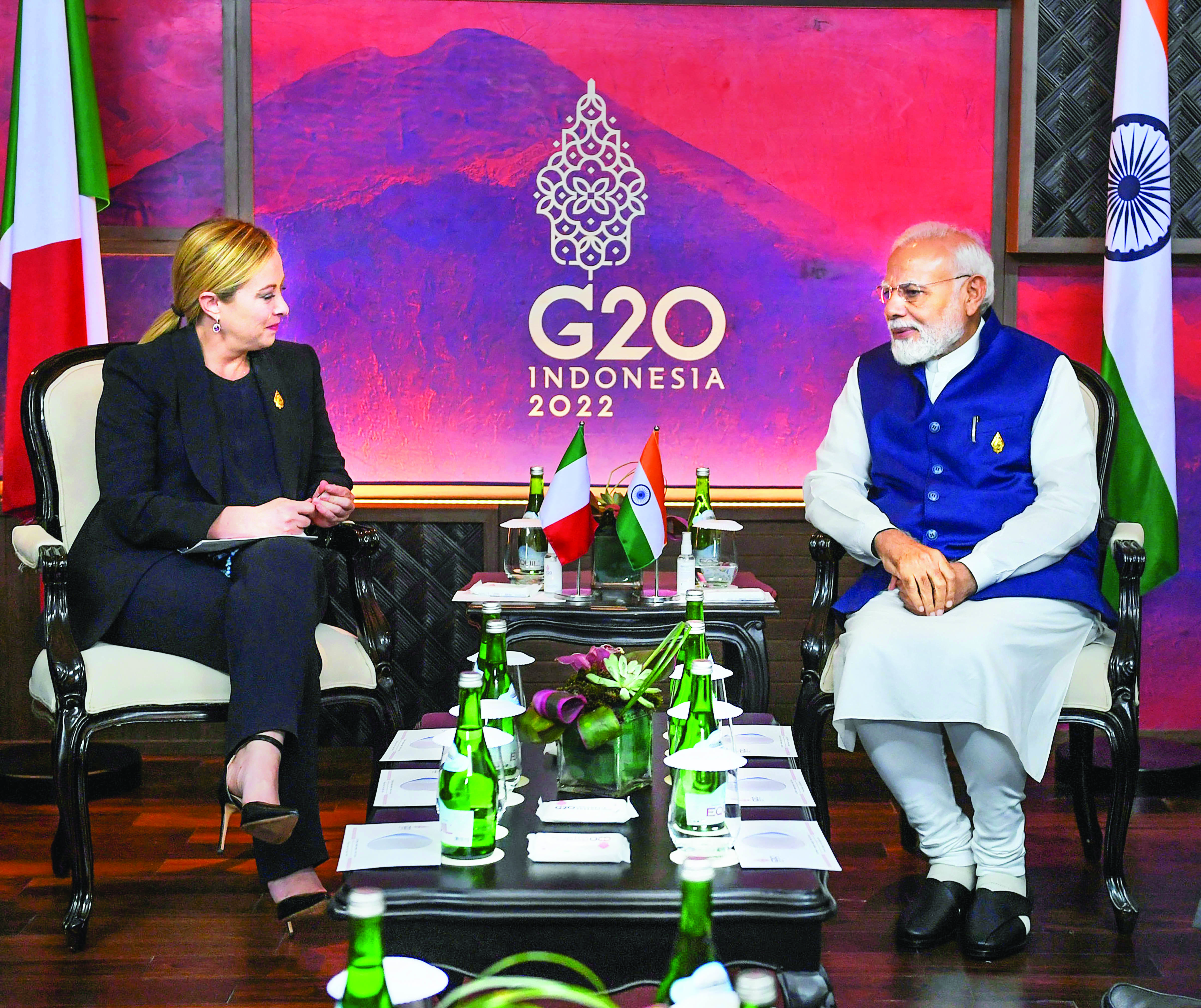 Italian PM Giorgia Meloni to visit India on March 2-3 Italian PM Giorgia Meloni to visit India on March 2-3