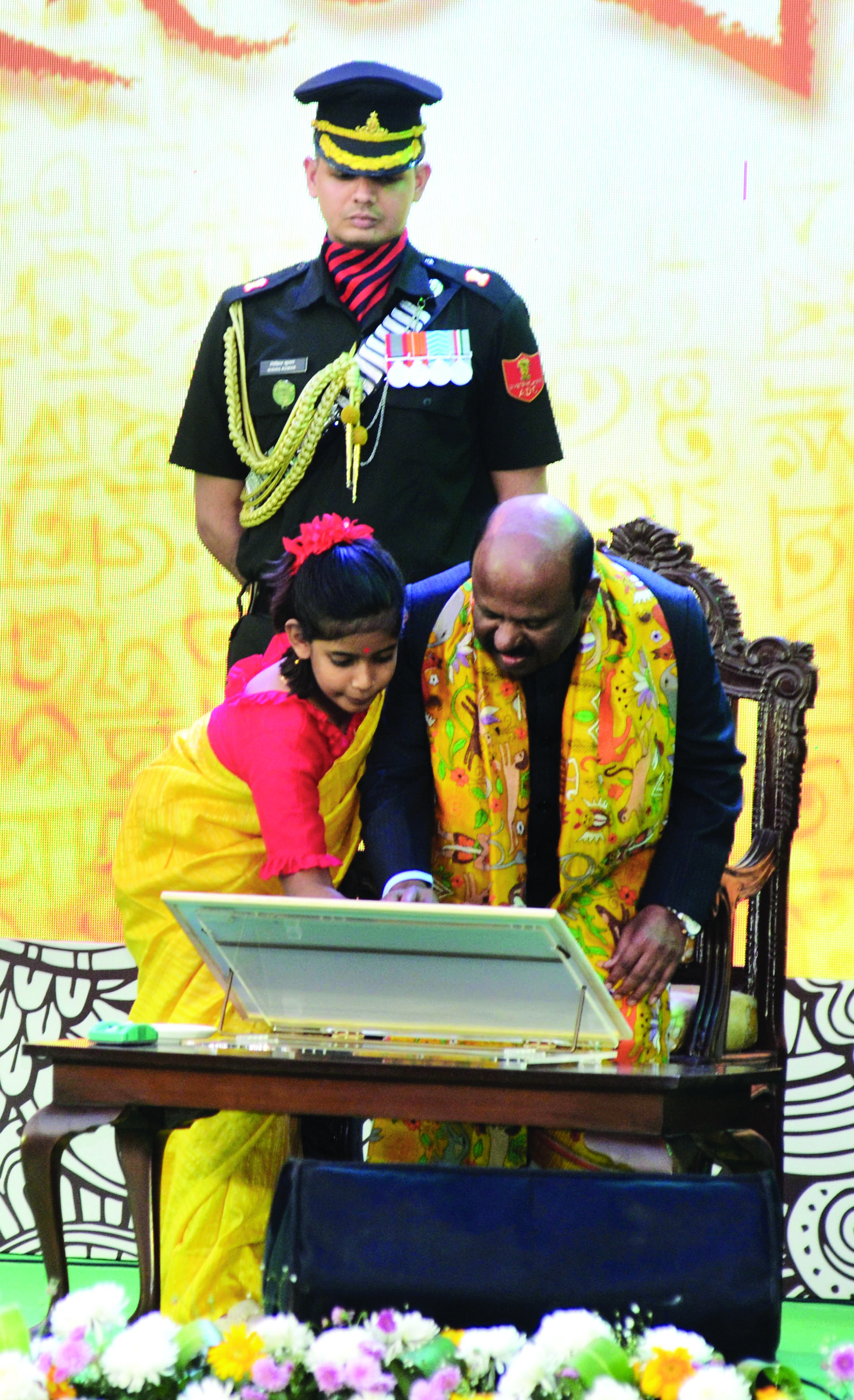 Learning the nuances: Governor Bose begins Bengali lessons Learning the nuances: Governor Bose begins Bengali lessons