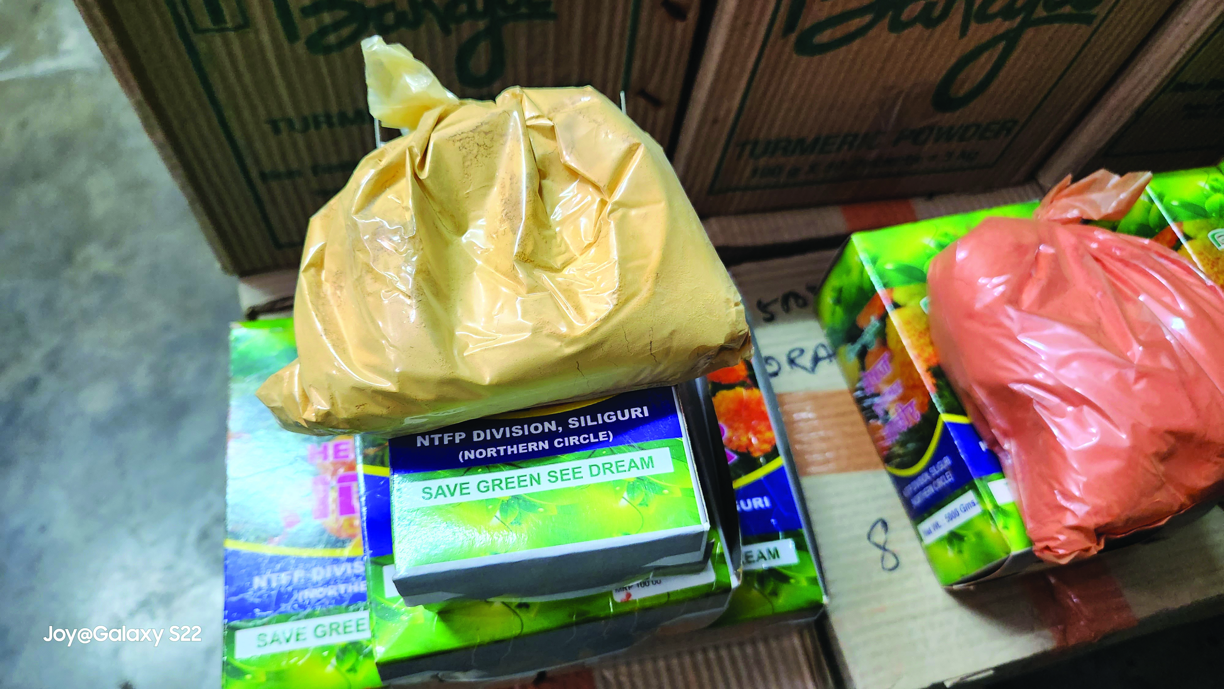 Herbal colours made by Forest dept staff a popular pick this Holi