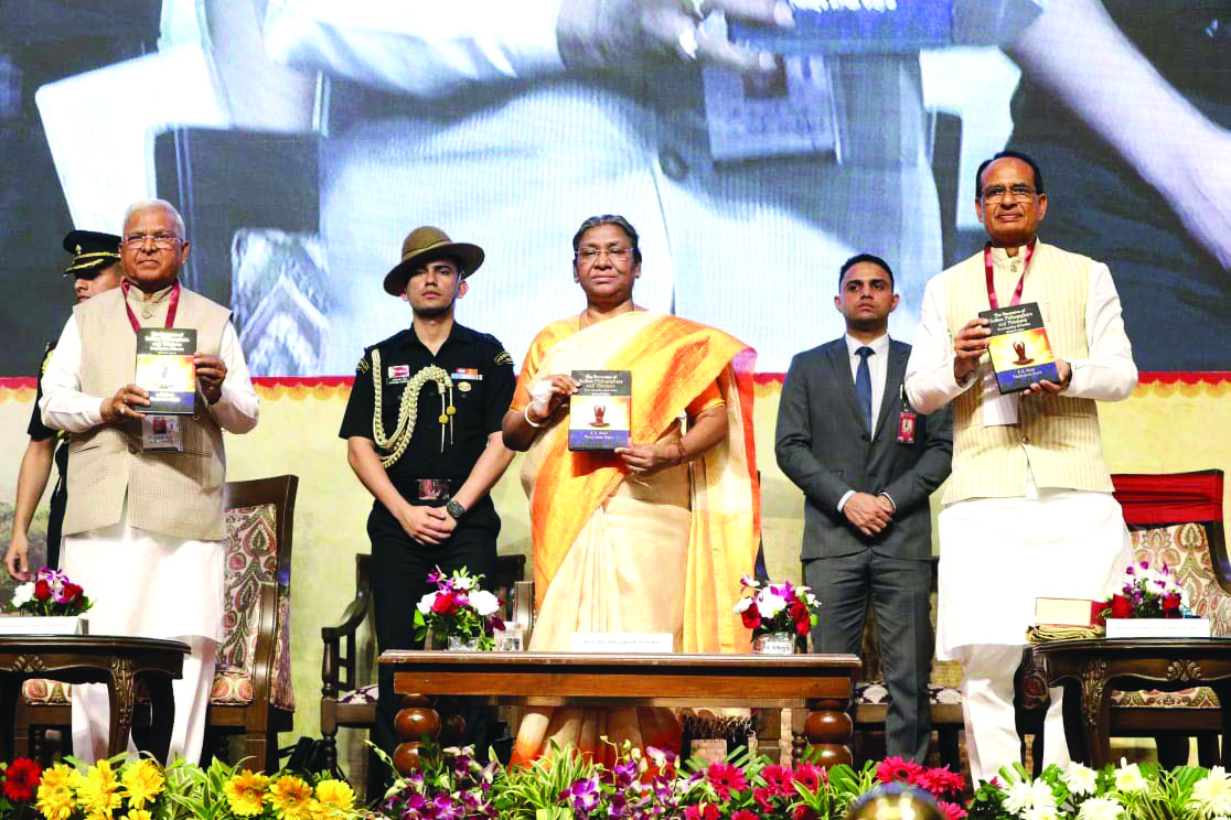 President Droupadi Murmu inaugurates seventh International Dharma-Dhamma Conference in Bhopal