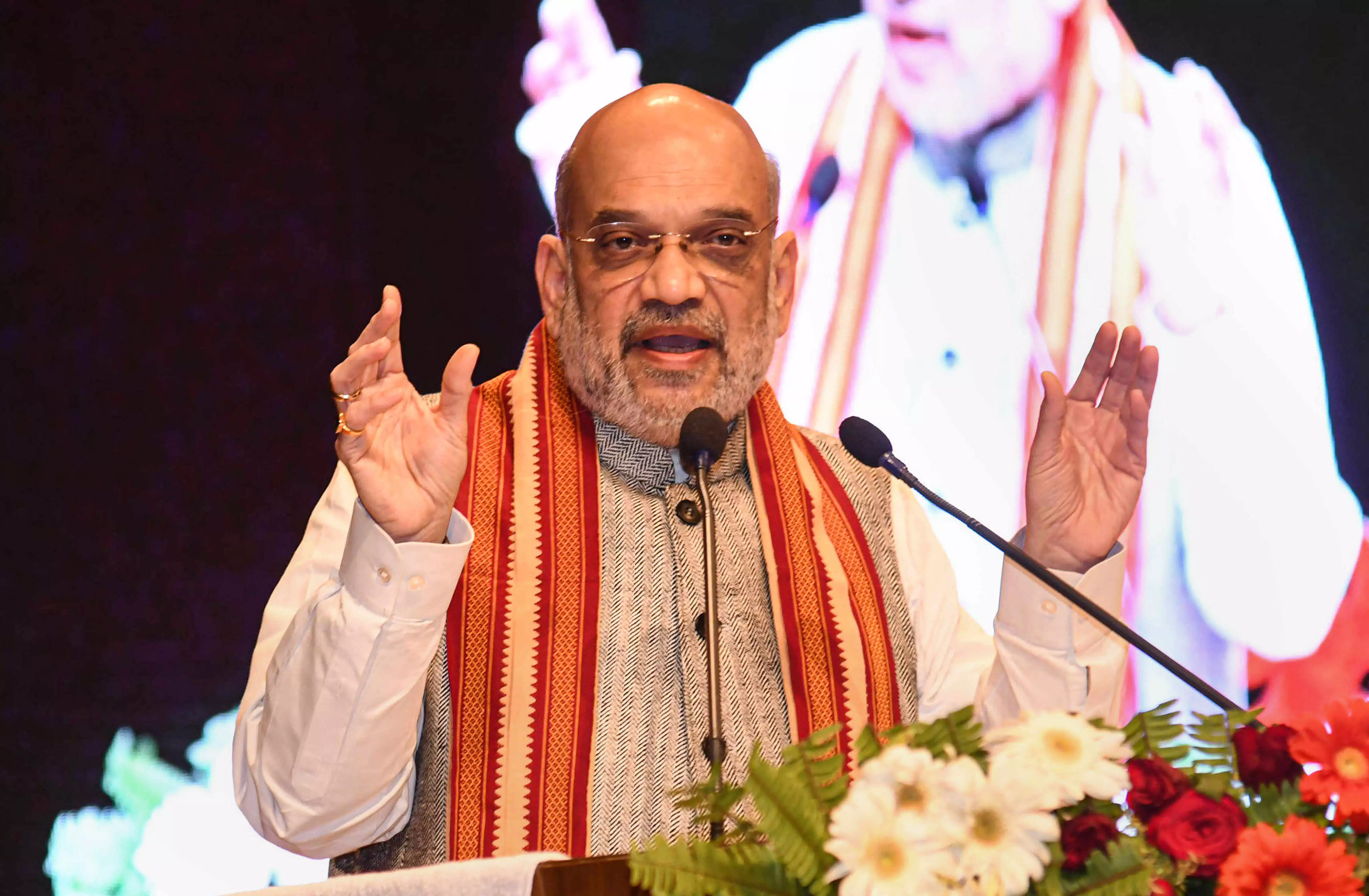 Cong, JDS are number one in corruption, keep family interest on top: Amit Shah