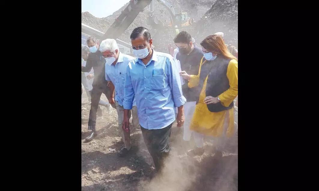 We hope to clear Okhla landfill by December, says CM Kejriwal We hope to clear Okhla landfill by December, says CM Kejriwal