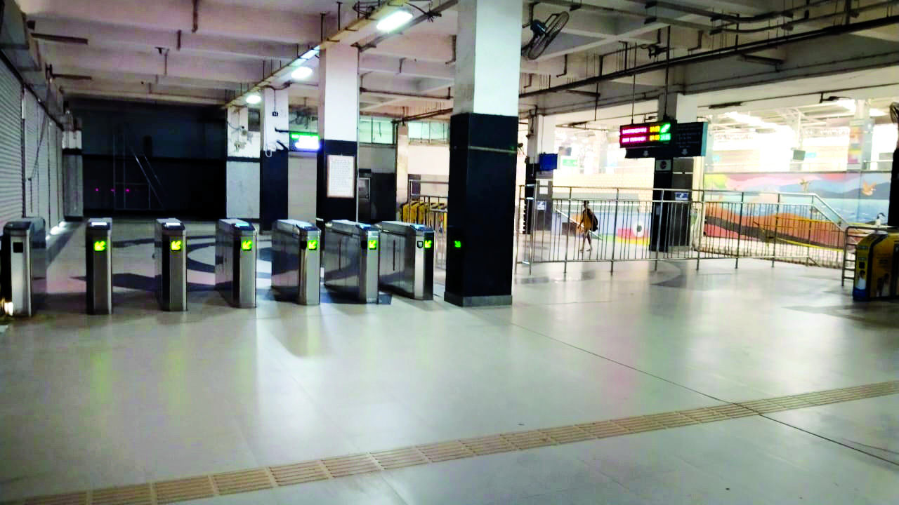 6 automated fare collection gates installed at Kavi Subhas Metro Stn
