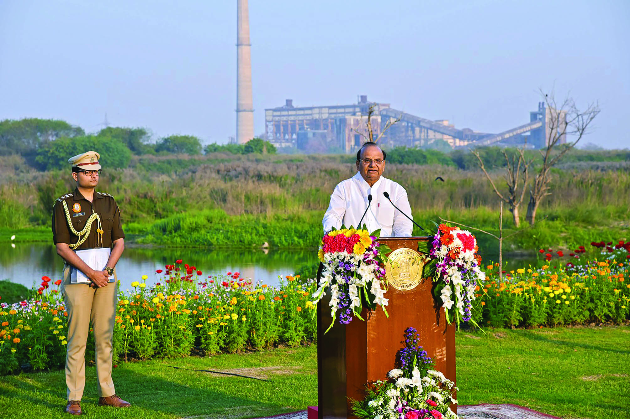G-20: Diplomats of 11 countries visit Asita East park on Yamuna floodplain G-20: Diplomats of 11 countries visit Asita East park on Yamuna floodplain