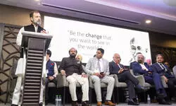 At the heart of BJPs ideology is cowardice, Rahul Gandhi says in London At the heart of BJPs ideology is cowardice, Rahul Gandhi says in London