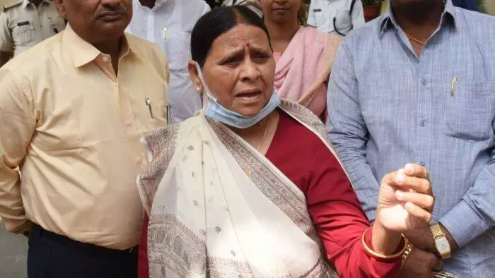 Land for jobs case: CBI team at residence of ex-Bihar CM Rabri Devi