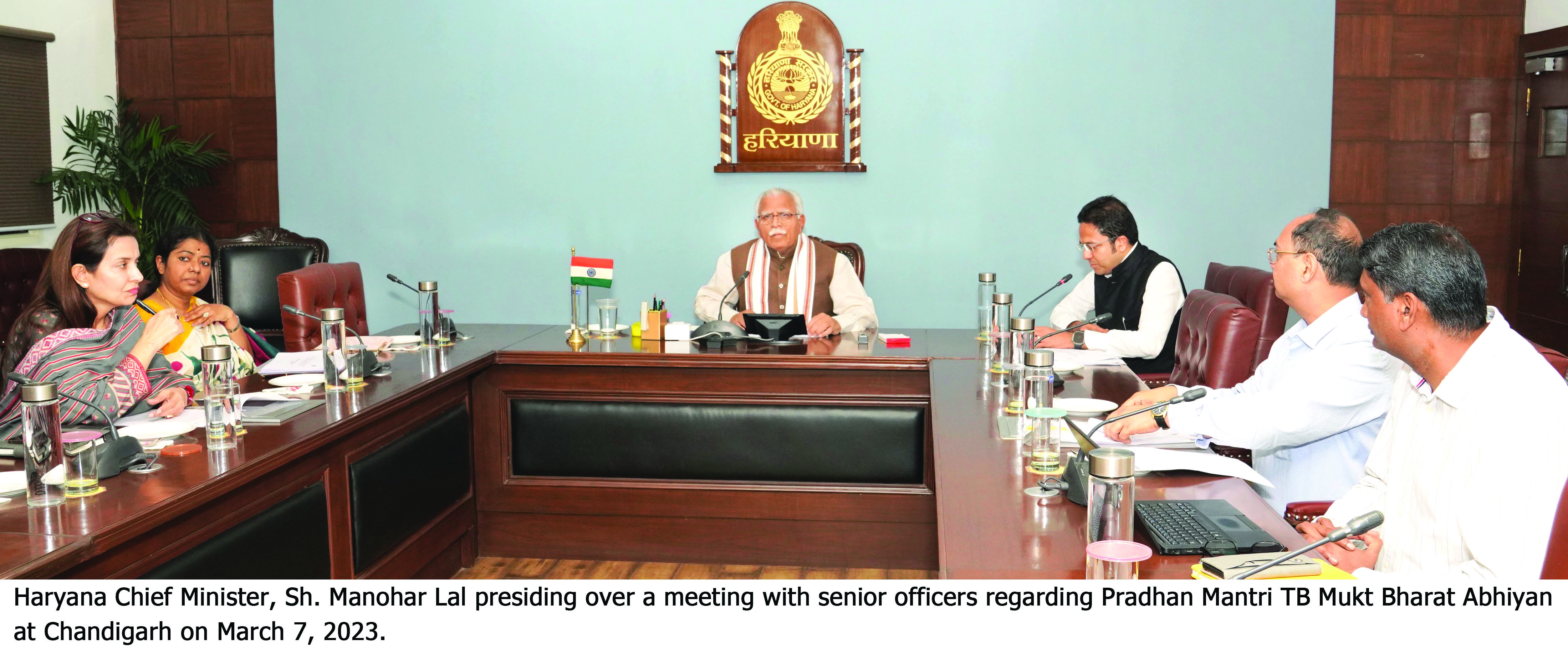 CM chairs pivotal meet on TB-free Haryana