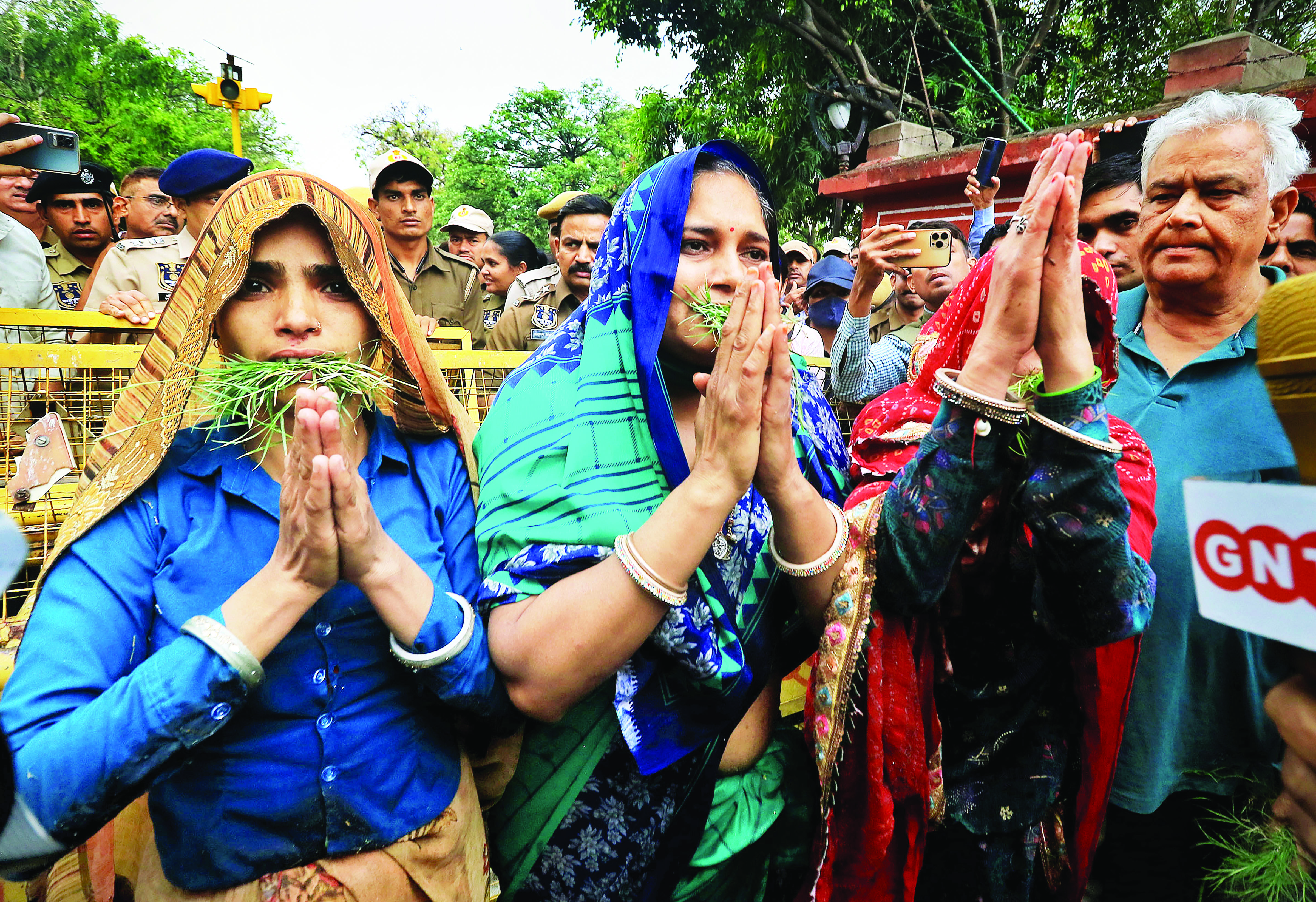 Pulwama terror attack widows removed from Jaipur protest site
