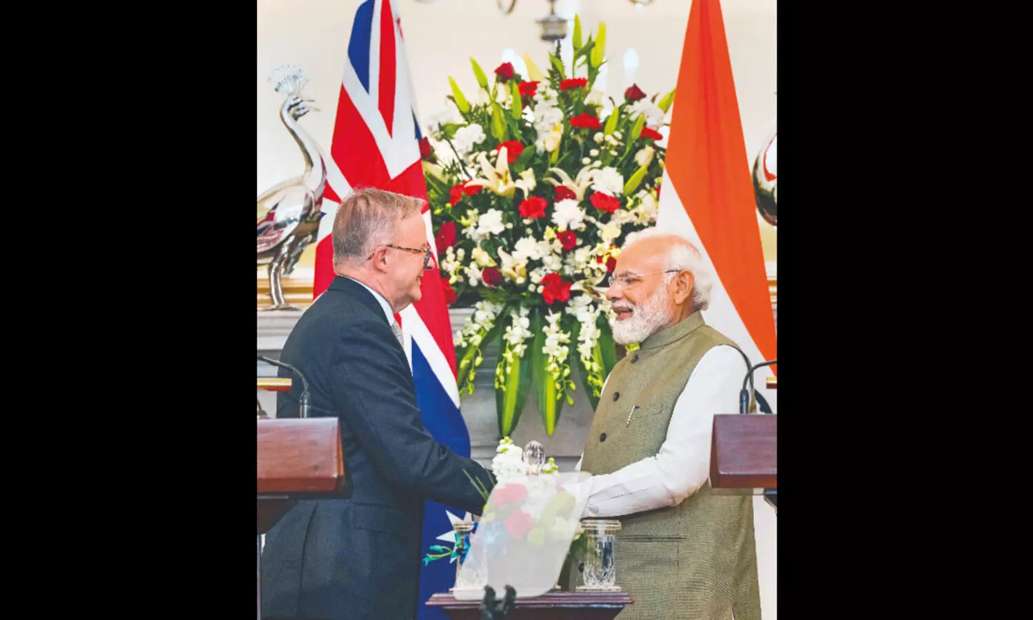 Attacks on temples in Australia ‘worrying’: PM Modi to Albanese