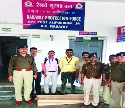 NFR’s Rly Protection Force recovers smuggled items