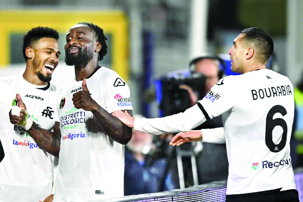 Inter Milan lose 2-1 at Spezia after late penalties