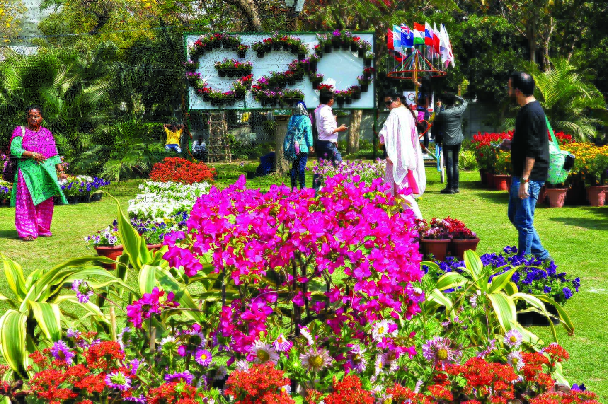 G20 Flower Festival begins at CP
