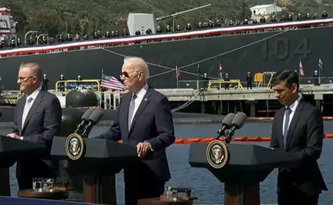US, UK and Australia agree on nuclear submarine project amidst Chinas aggressive behaviour