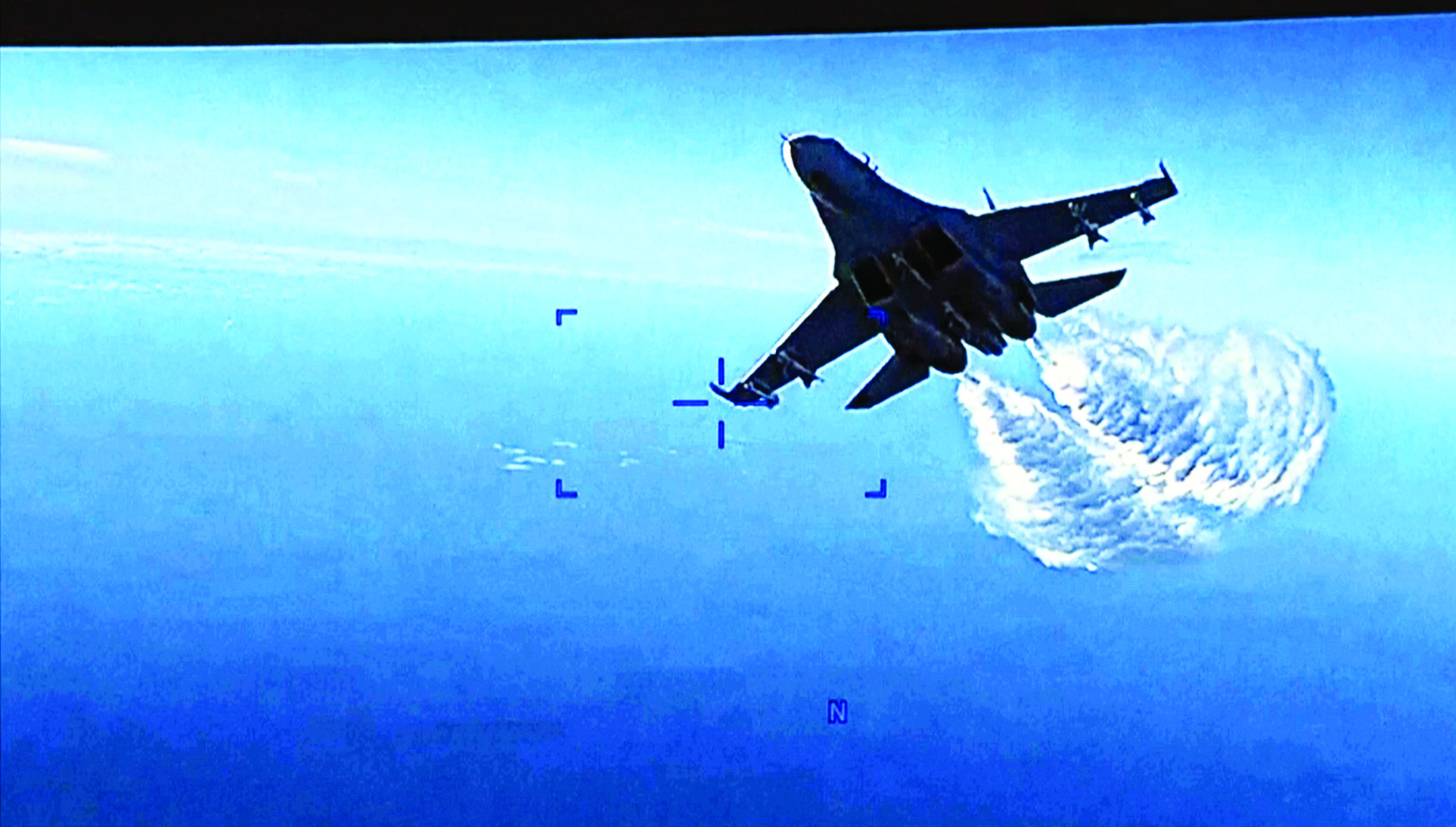 US releases footage of Russian warjet