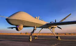 Pentagon shows footage of Russian aircraft dumping fuel on US drone