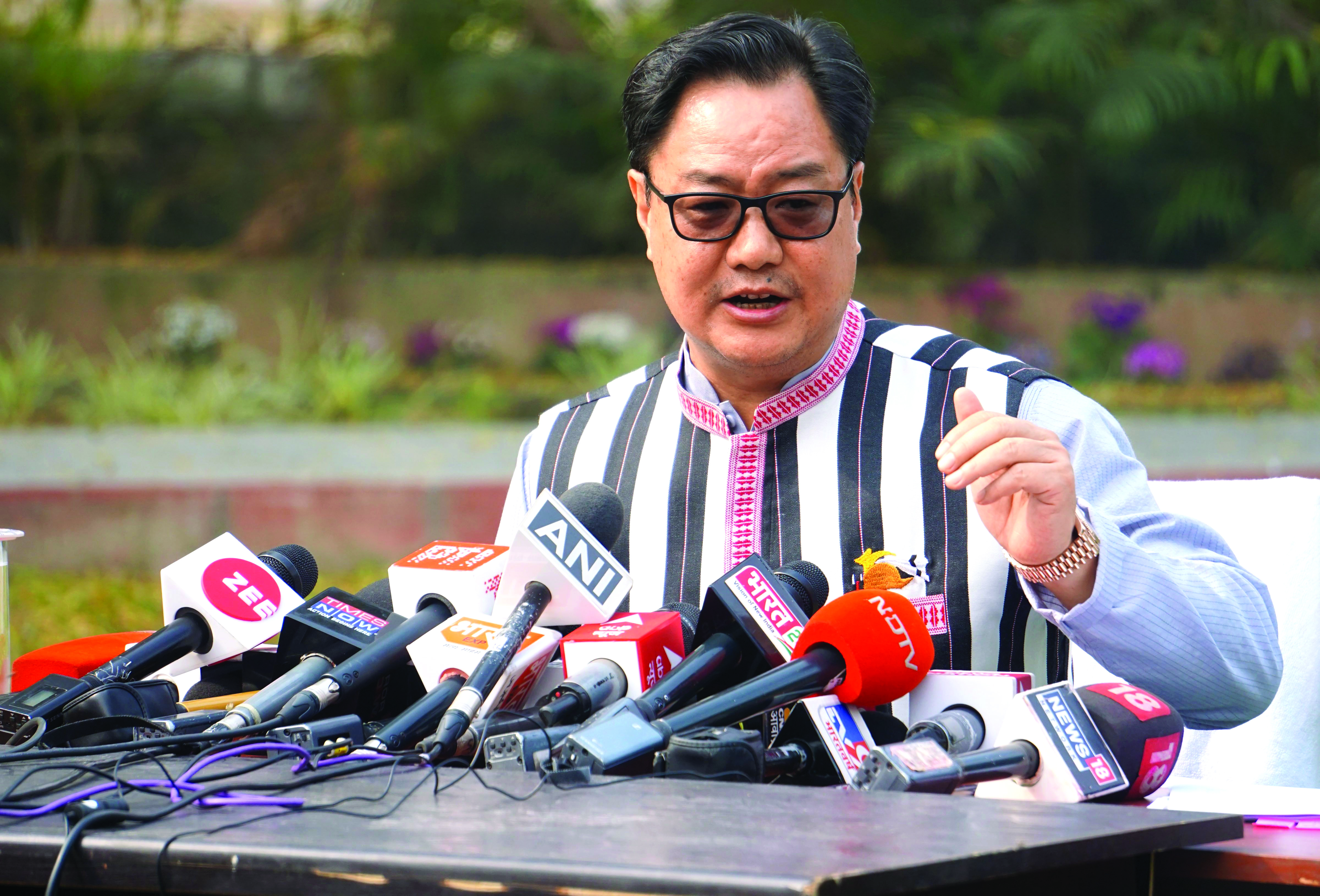 Govt yet to receive recommendations by HC collegiums for 216 vacancies of judges: Rijiju Govt yet to receive recommendations by HC collegiums for 216 vacancies of judges: Rijiju