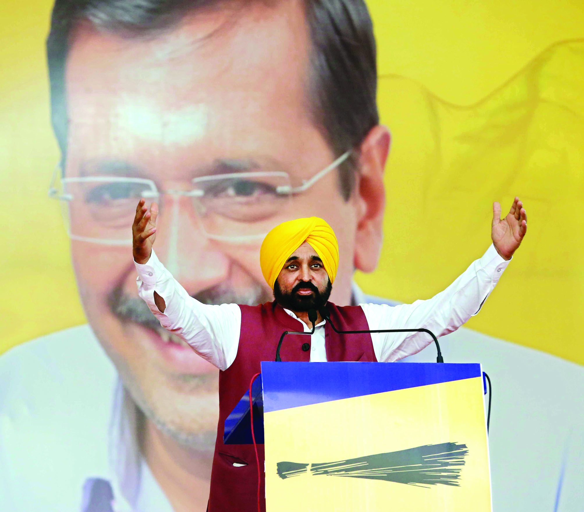 Bhagwant Mann promises to turn state into ‘Rangla Punjab’