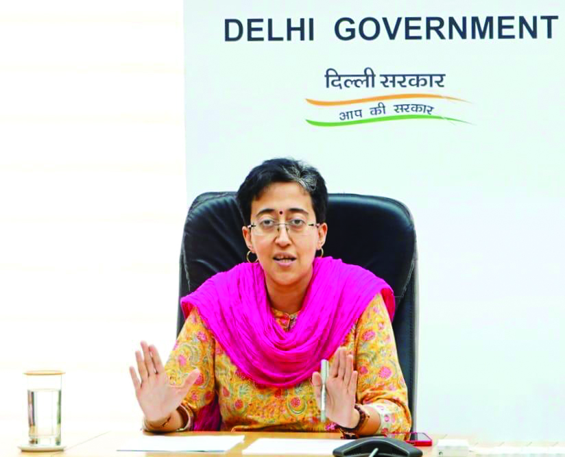 Atishi writes to L-G seeking   appointment of PWD Secy