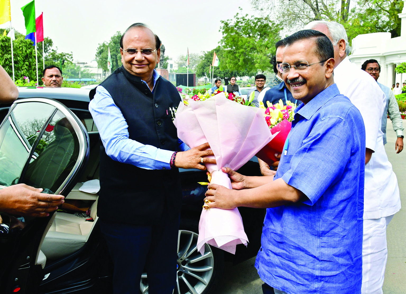 L-G Saxena praises Delhi govt, lists achievements L-G Saxena praises Delhi govt, lists achievements