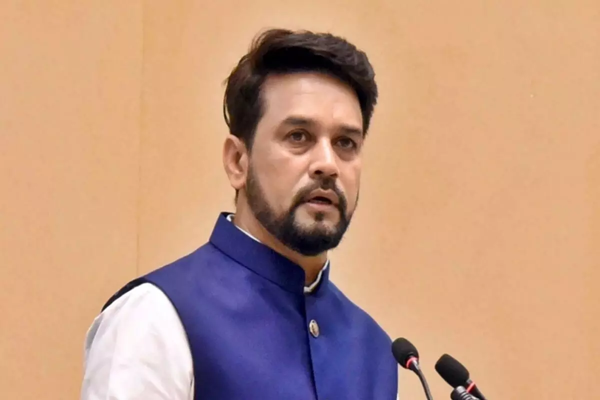 Information and Broadcasting Minister Anurag Thakur cautions media against narratives that threaten Indias integrity