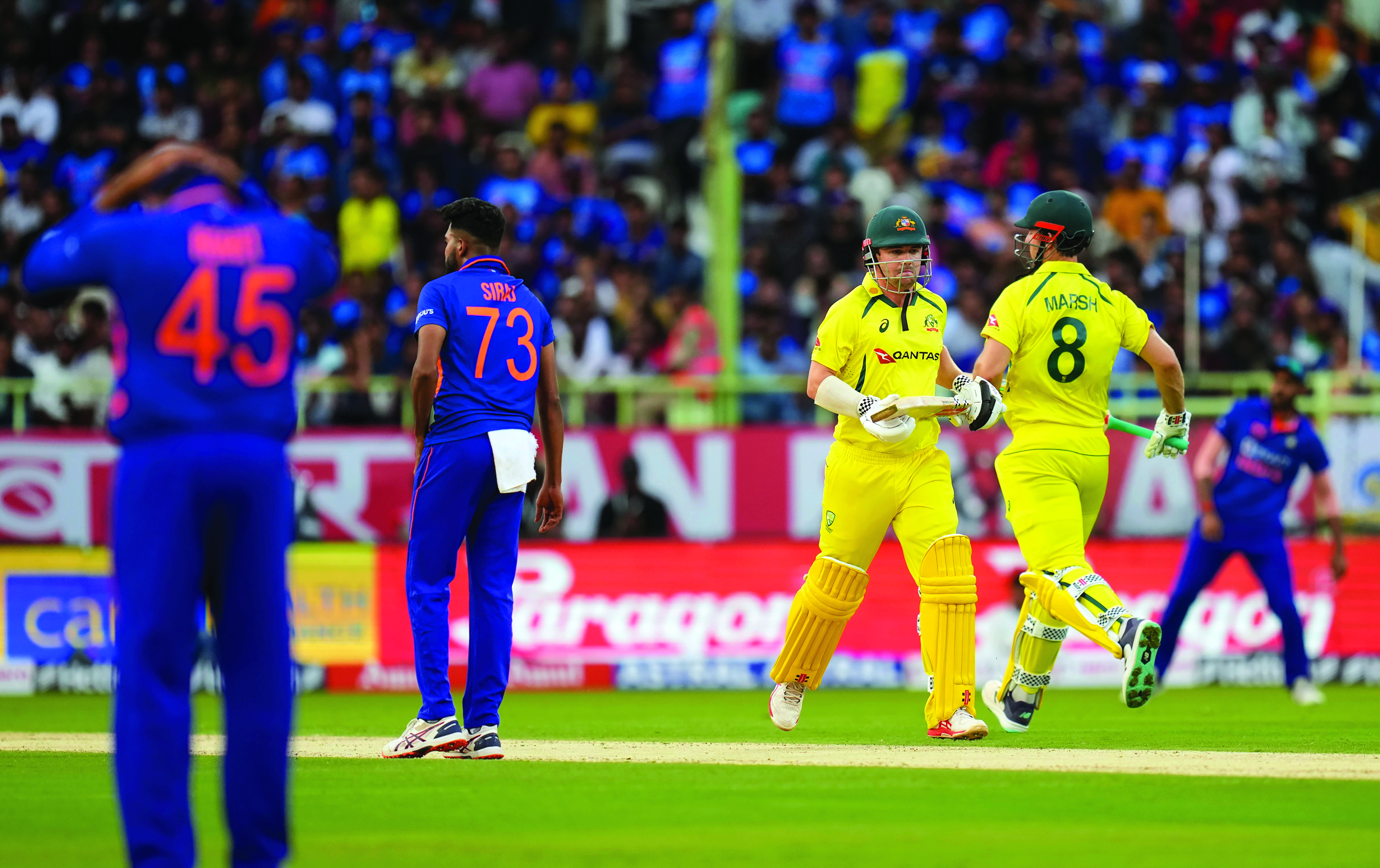 Australia thrash India by 10 wickets to level ODI series