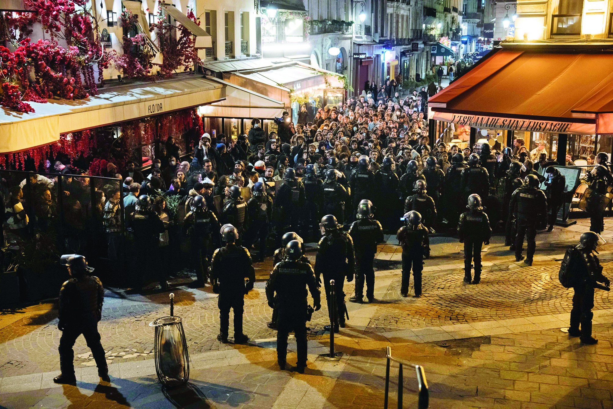 Protests continue in France; British King’s visit deferred