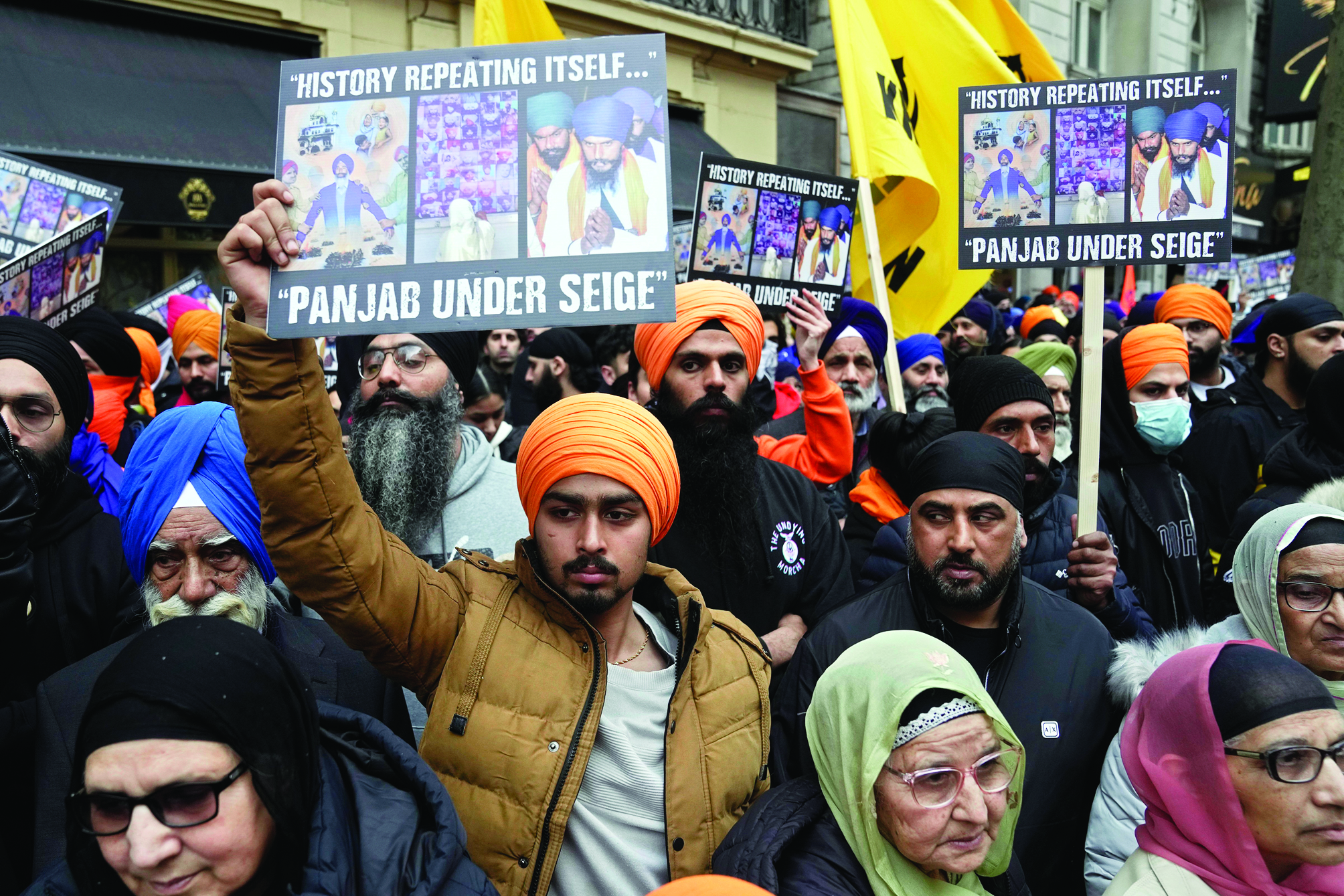 Delhi Police files case over protest outside Indian High Commission in London Delhi Police files case over protest outside Indian High Commission in London