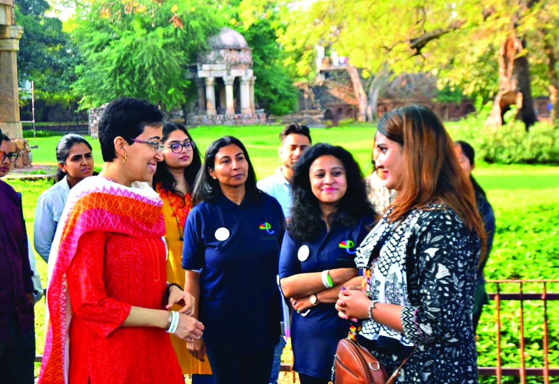 Atishi inaugurates heritage walks at Siri Fort Atishi inaugurates heritage walks at Siri Fort