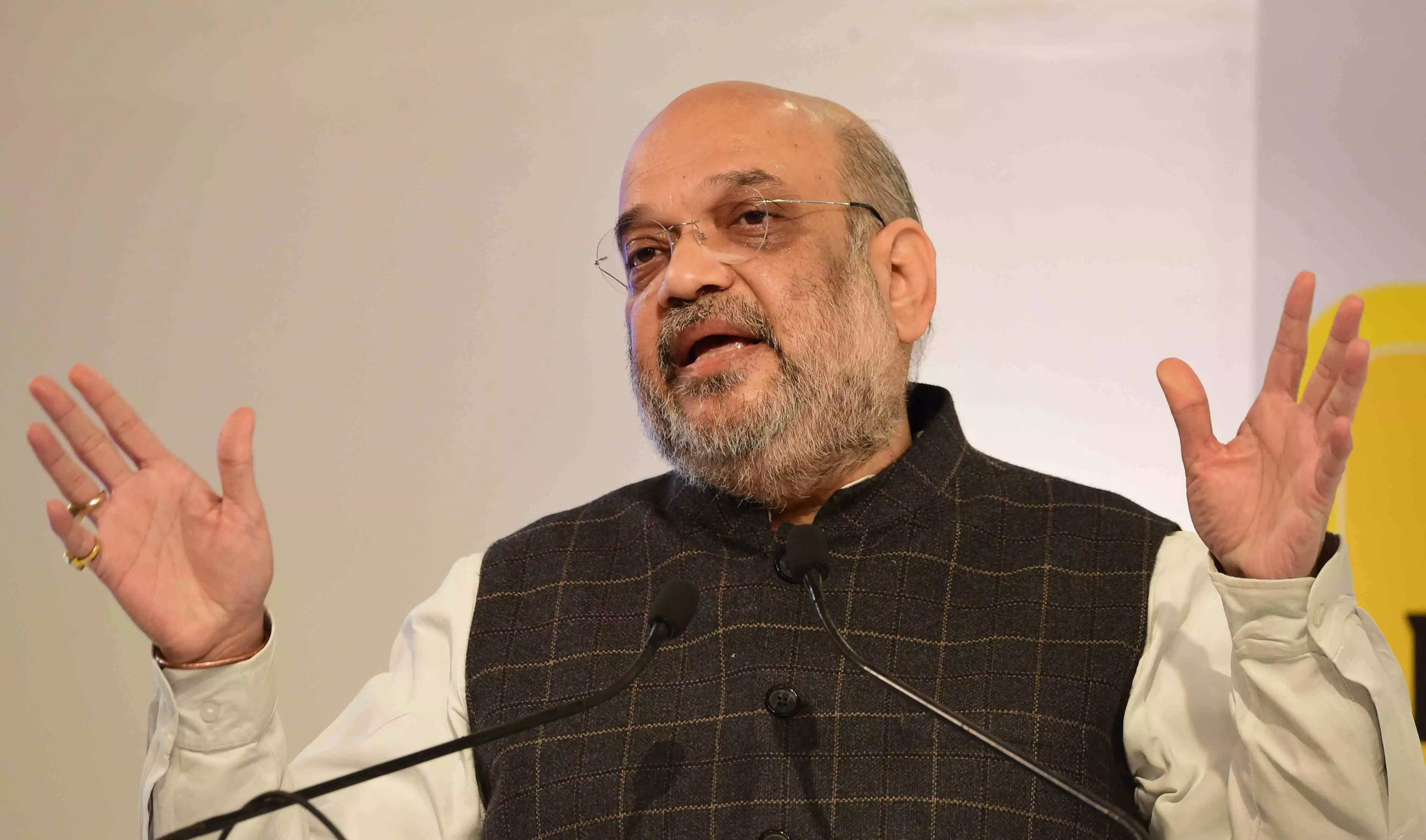 Amit Shah lights into Congress for forgetting those who fought for Hyderabads liberation