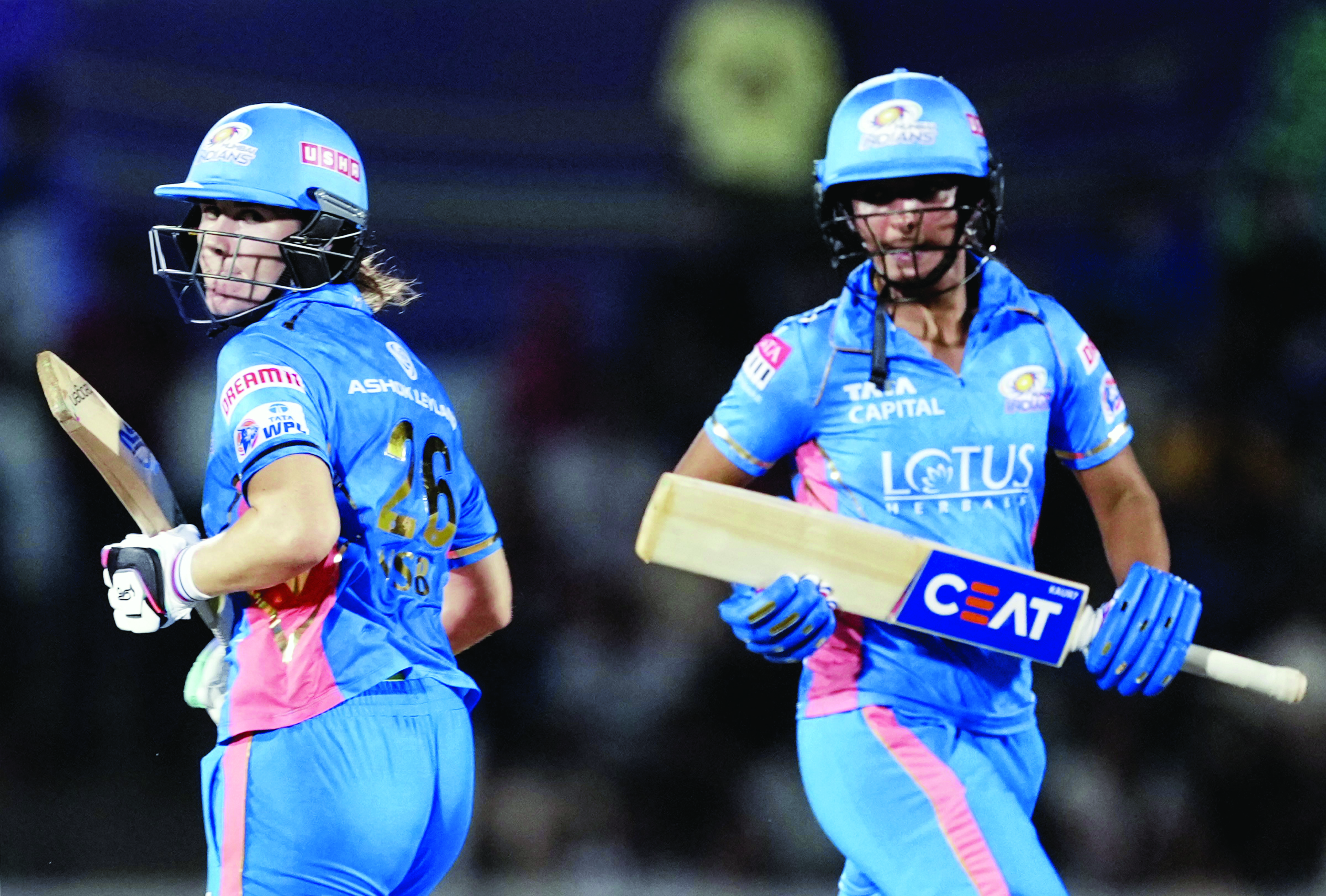 MI beat DC by 7 wickets to lift WPL trophy MI beat DC by 7 wickets to lift WPL trophy