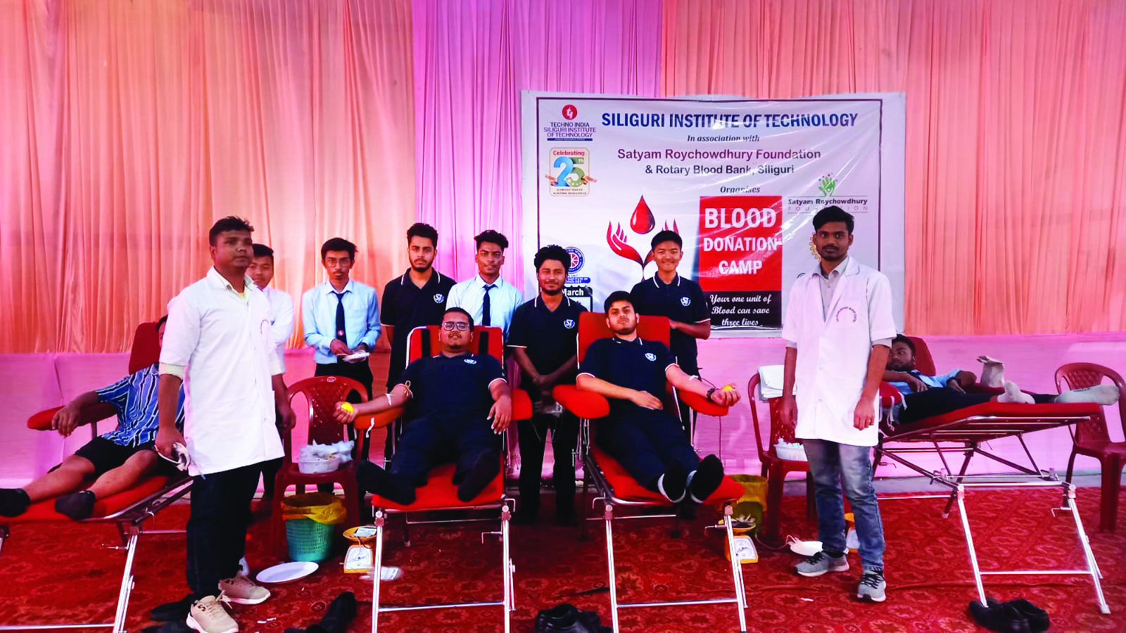 Siliguri: 115 units of blood collected at donation camp