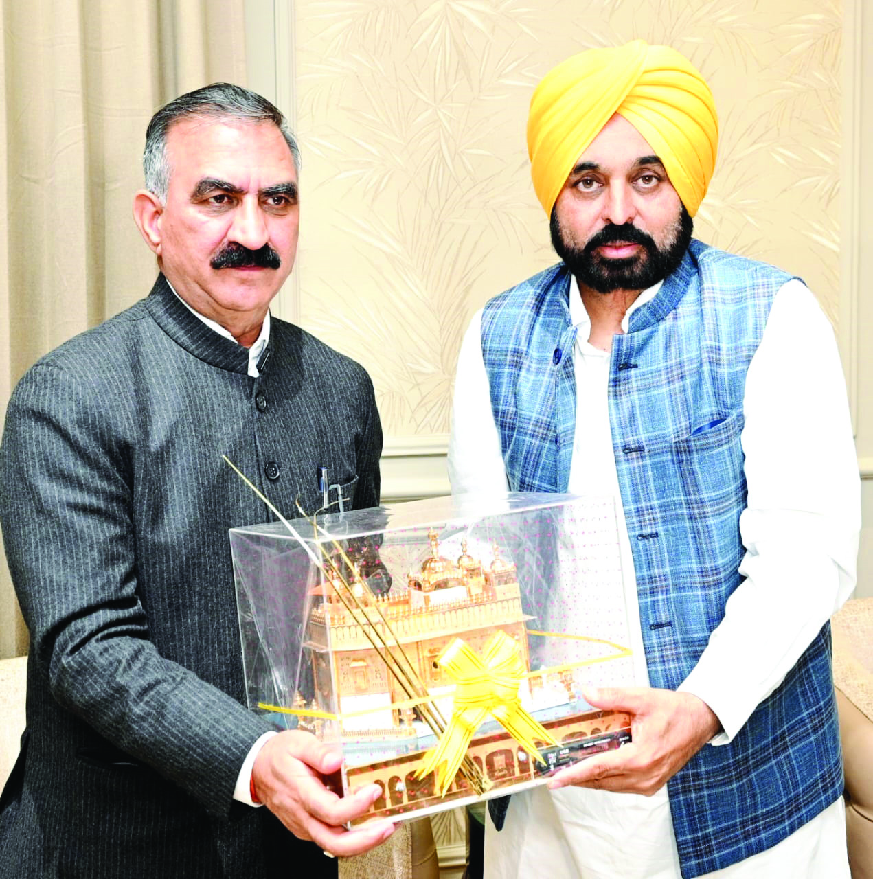 Water cess not to affect Punjab and Haryana, says CM Sukhu Water cess not to affect Punjab and Haryana, says CM Sukhu
