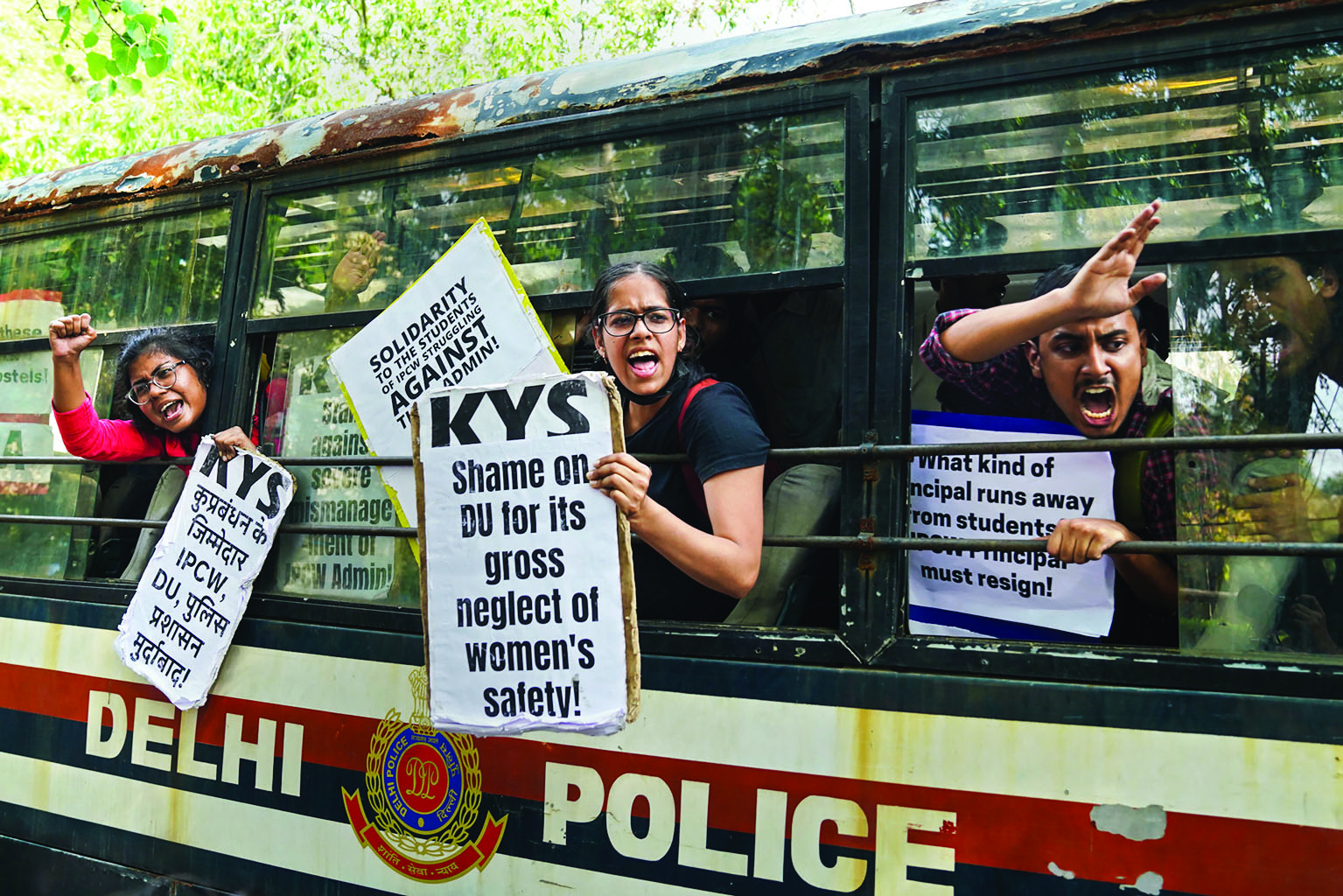 Campus harassment: Human chain, marches as students demand IPCW principal’s resignation