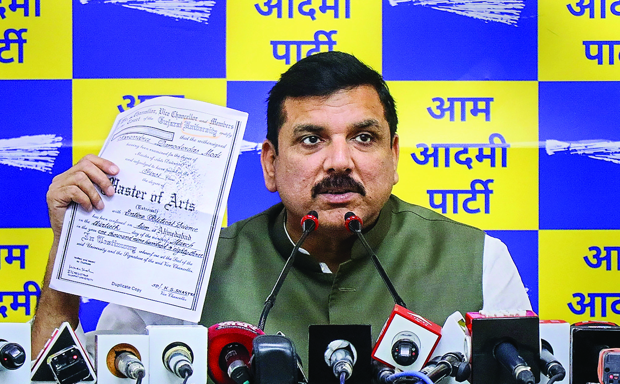 AAP again raises question on authenticity of PM’s degrees
