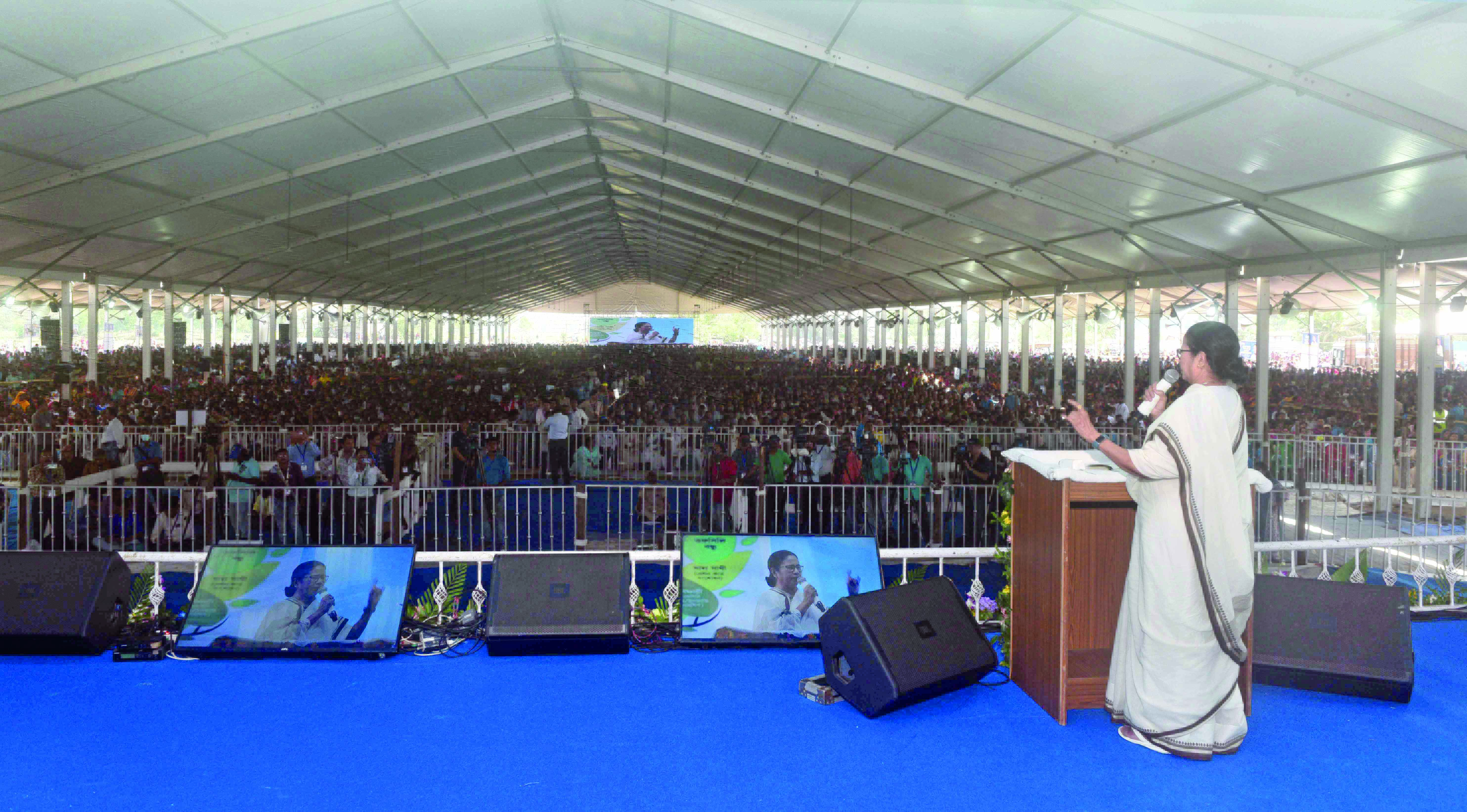 BJP deliberately entering minority areas with rallies to foment trouble: Mamata