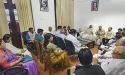 Opposition leaders meet to coordinate strategy in Parliament Opposition leaders meet to coordinate strategy in Parliament