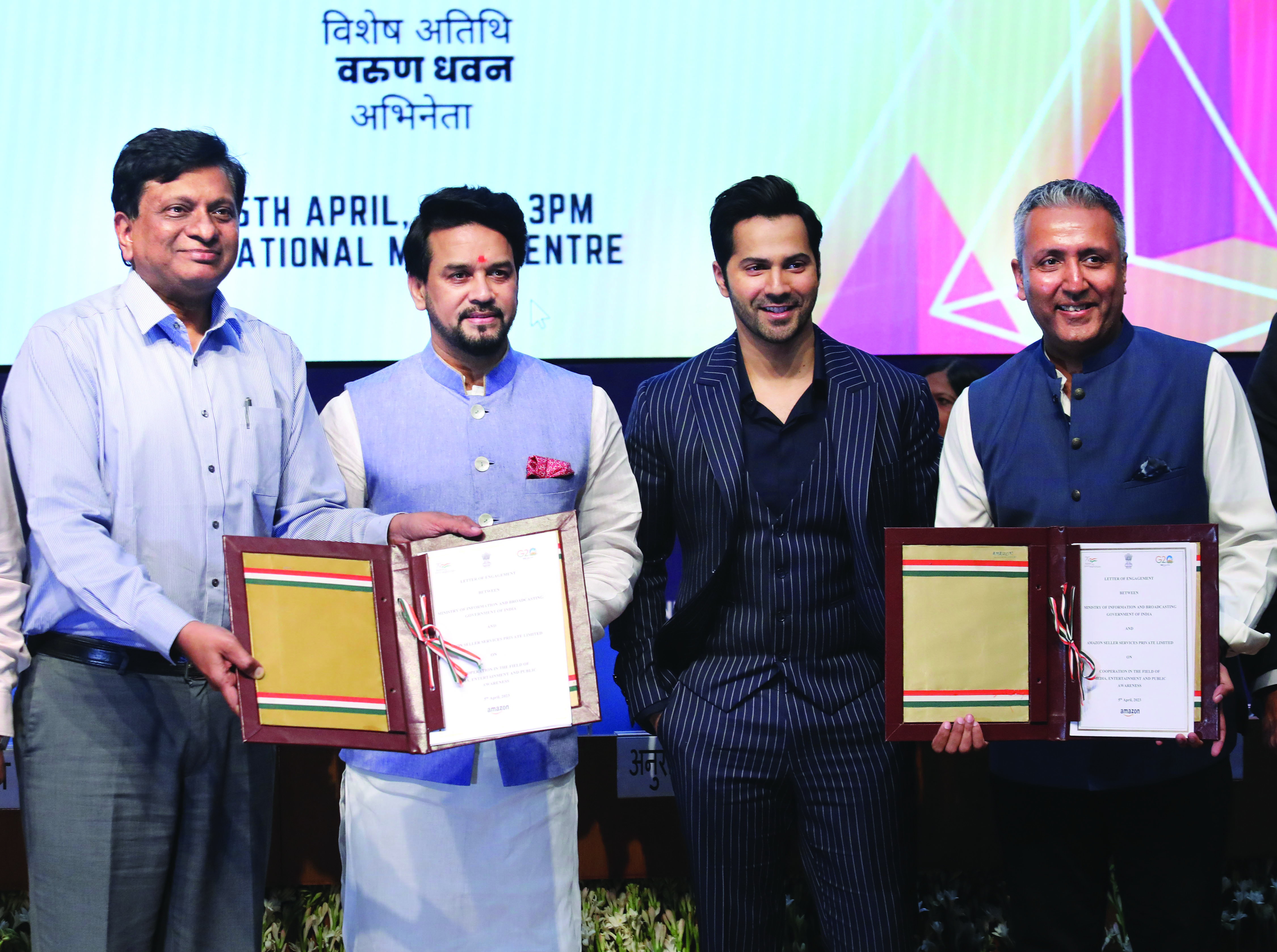 I&B ministry, Amazon ink pact to promote India’s creative economy I&B ministry, Amazon ink pact to promote India’s creative economy