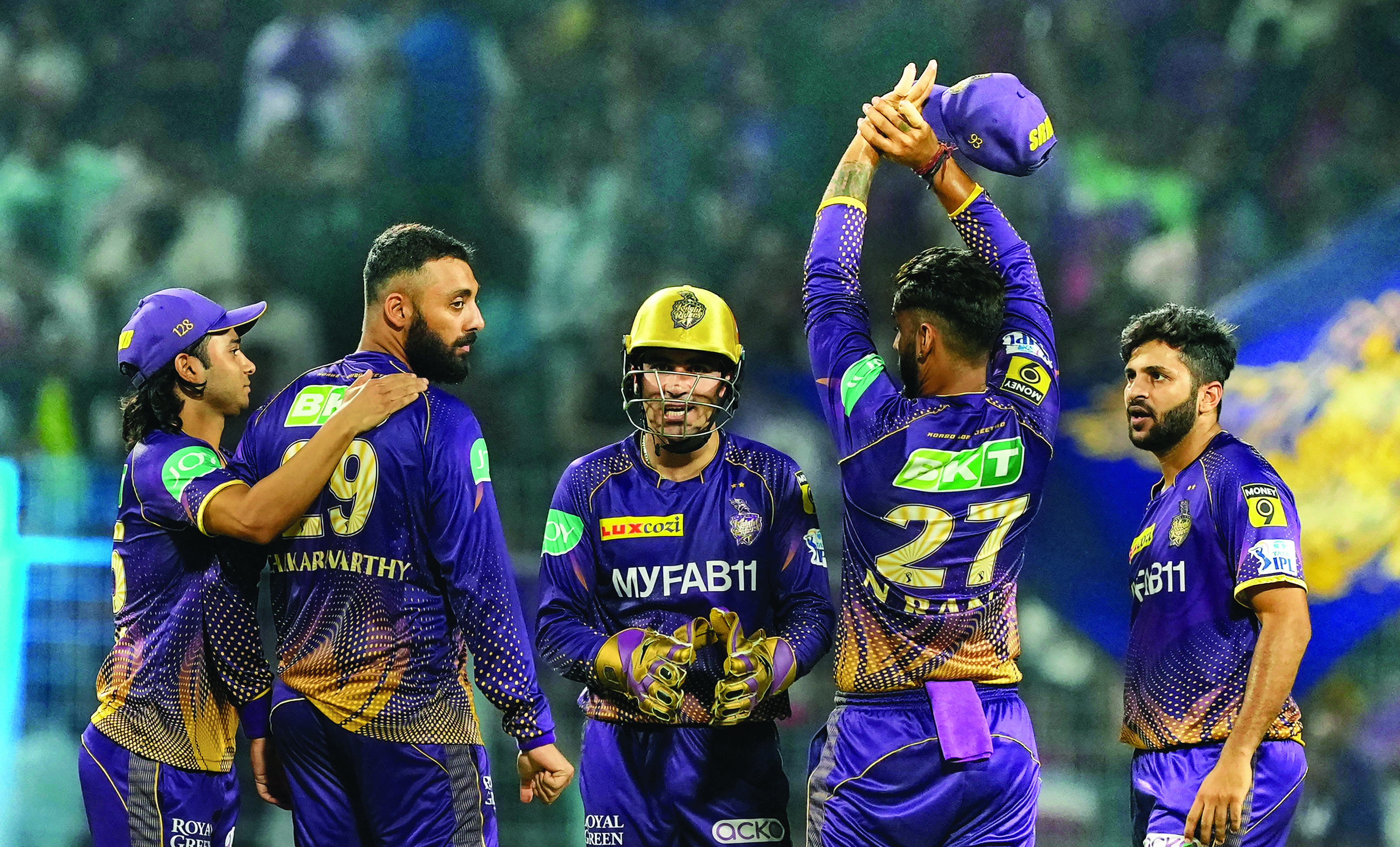 Shardul, spinners script KKR’s come-from-behind victory