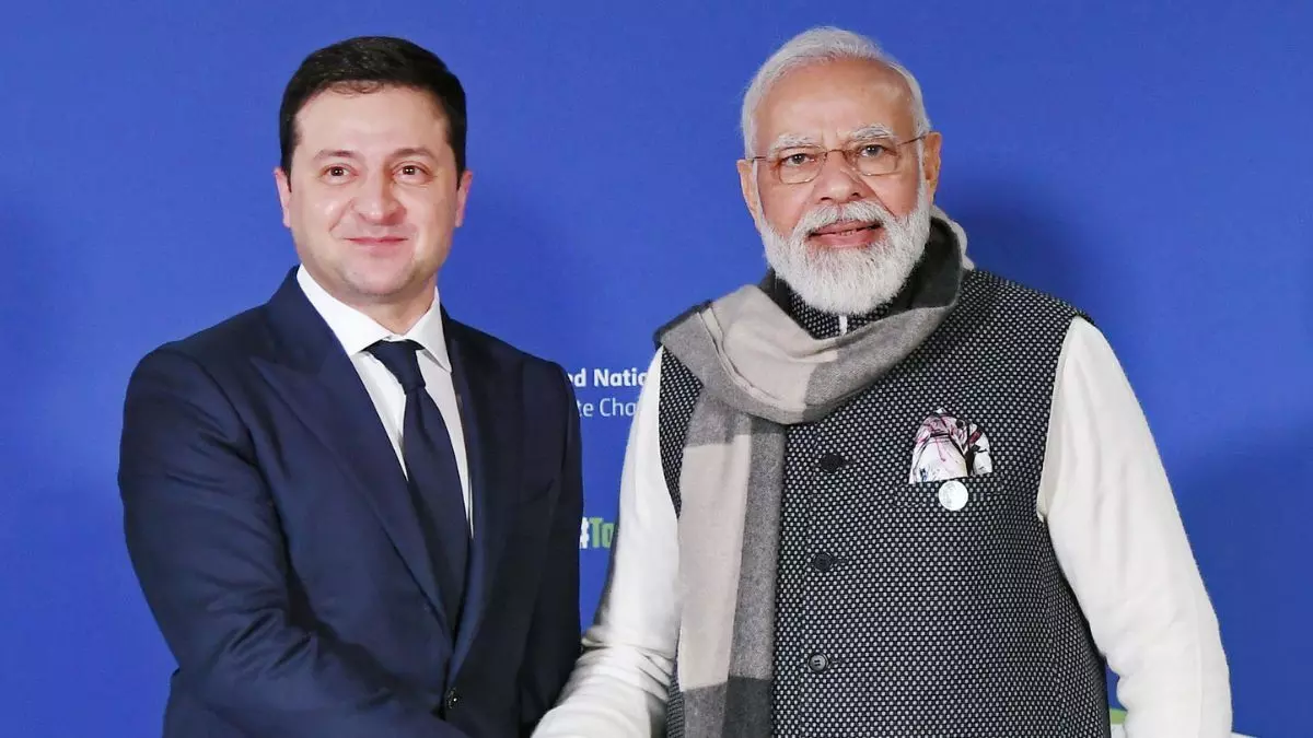 Ukraine President Zelenskyy writes to PM Modi