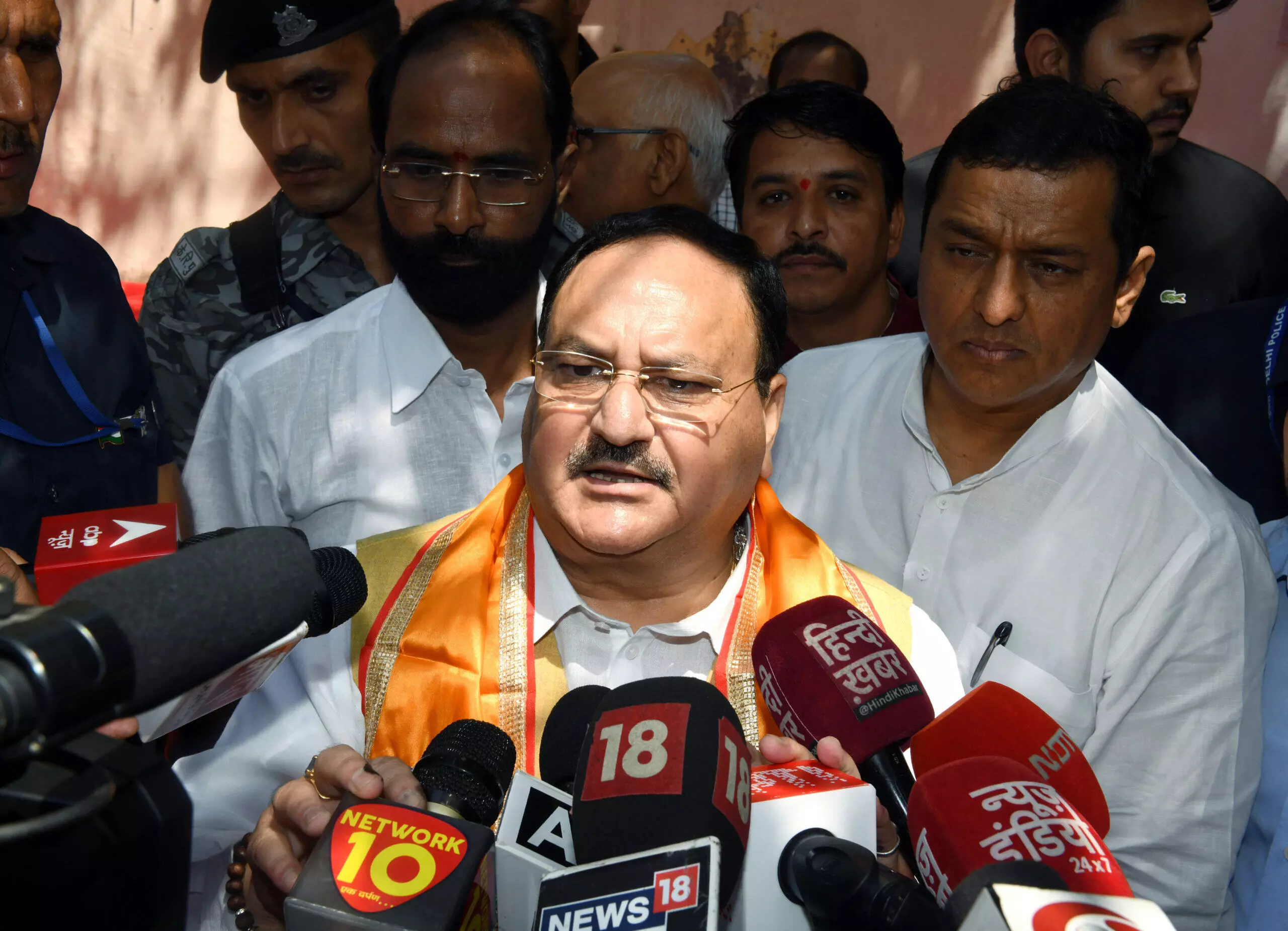 BJP veteran Jagadish Shettar meets J P Nadda, conveys his wish to contest Karnataka assembly polls